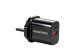 20W USB-C PD Fast Charger UK Plug | Dual Port USB-A & USB-C Power Adapter | For iPhone, Samsung, iPad & More | Black